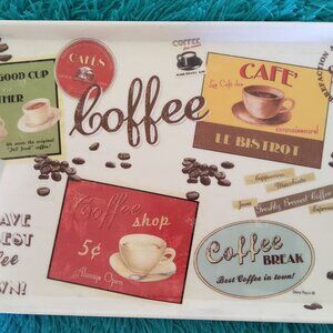 Coffee themed Lightweight Serving Tray